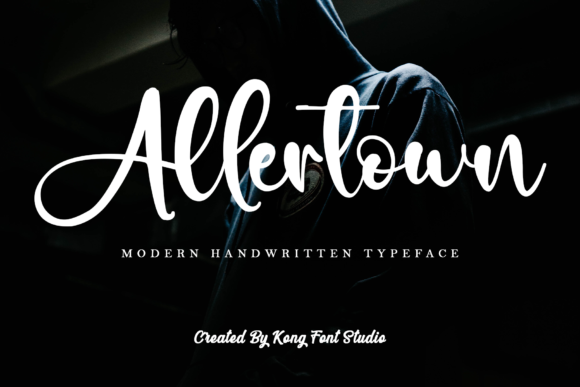 Allertown: The Modern Handwritten Font for Creative Projects