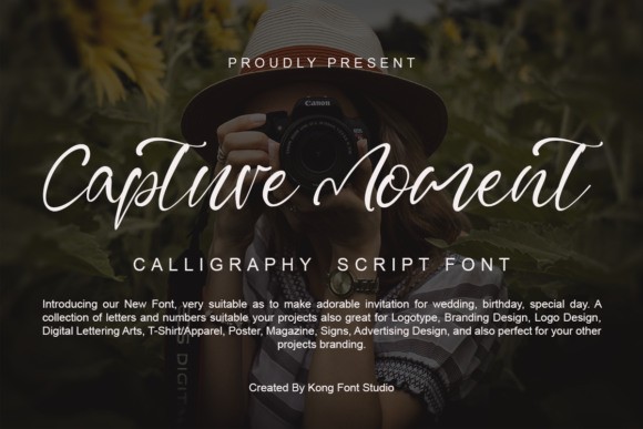 Capture Moment: The Handwritten Script Font for Branding