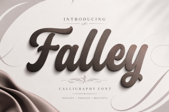 Exploring Falley: Where Fluid Calligraphy Meets Modern Design