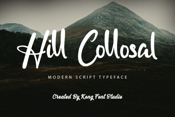 Hill Collosal: A Playful Handwritten Script for Modern Projects