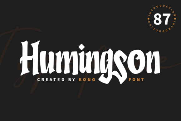 Humingson: A Modern Handwritten Script for Creative Projects