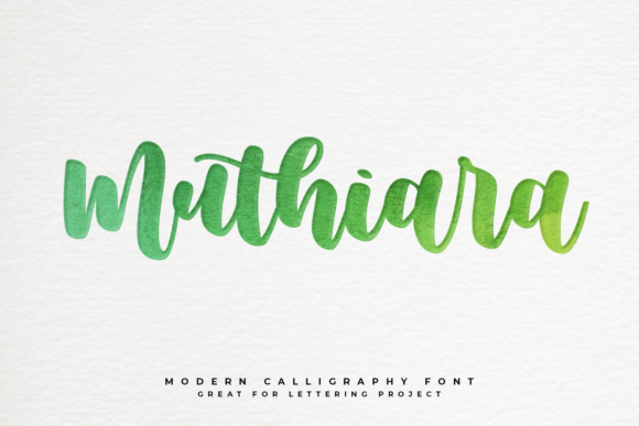 Muthiara: The Script Font with an Authentic, Timeless Twist