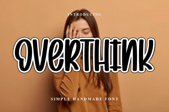 Overthink: A Script Font for Modern Sophistication