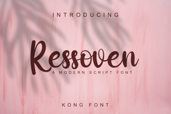 Ressoven: The Playful Script Font for Modern Creators