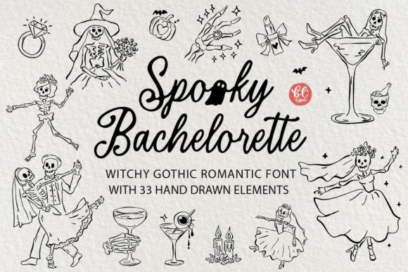 Spooky Bachelorette: A Gothic Romance for Alternative Bridal Design