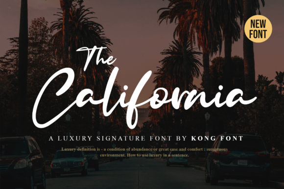 The California Font: Fresh, Playful Script for Modern Designs