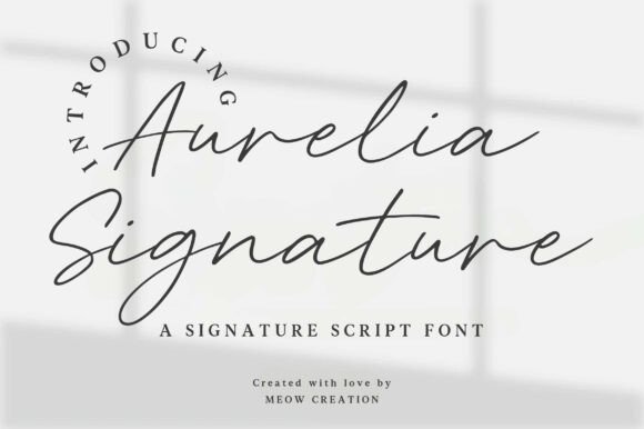Unlocking Authenticity with the Aurelia Signature Typeface