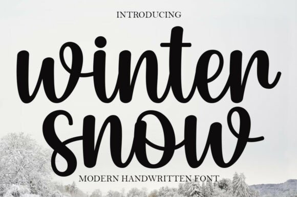 Winter Snow: Capturing Seasonal Elegance in Typography
